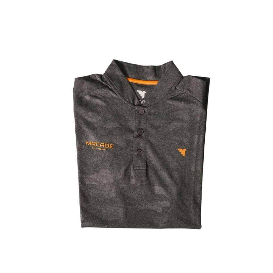 Macade Golf Tx Camo Bomber T-Shirt PO20210622 Koyu Gri