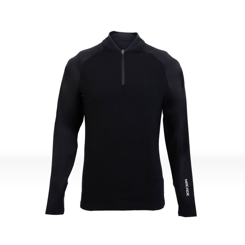 Macade Golf Tech Bomber Zip Erkek SW20211055 Siyah