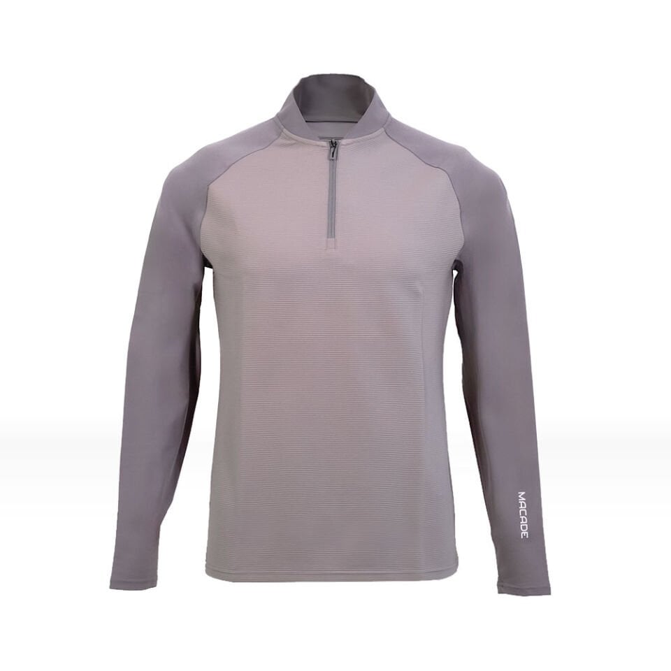 Macade Golf Tech Bomber Zip Erkek SW20211056 Gri
