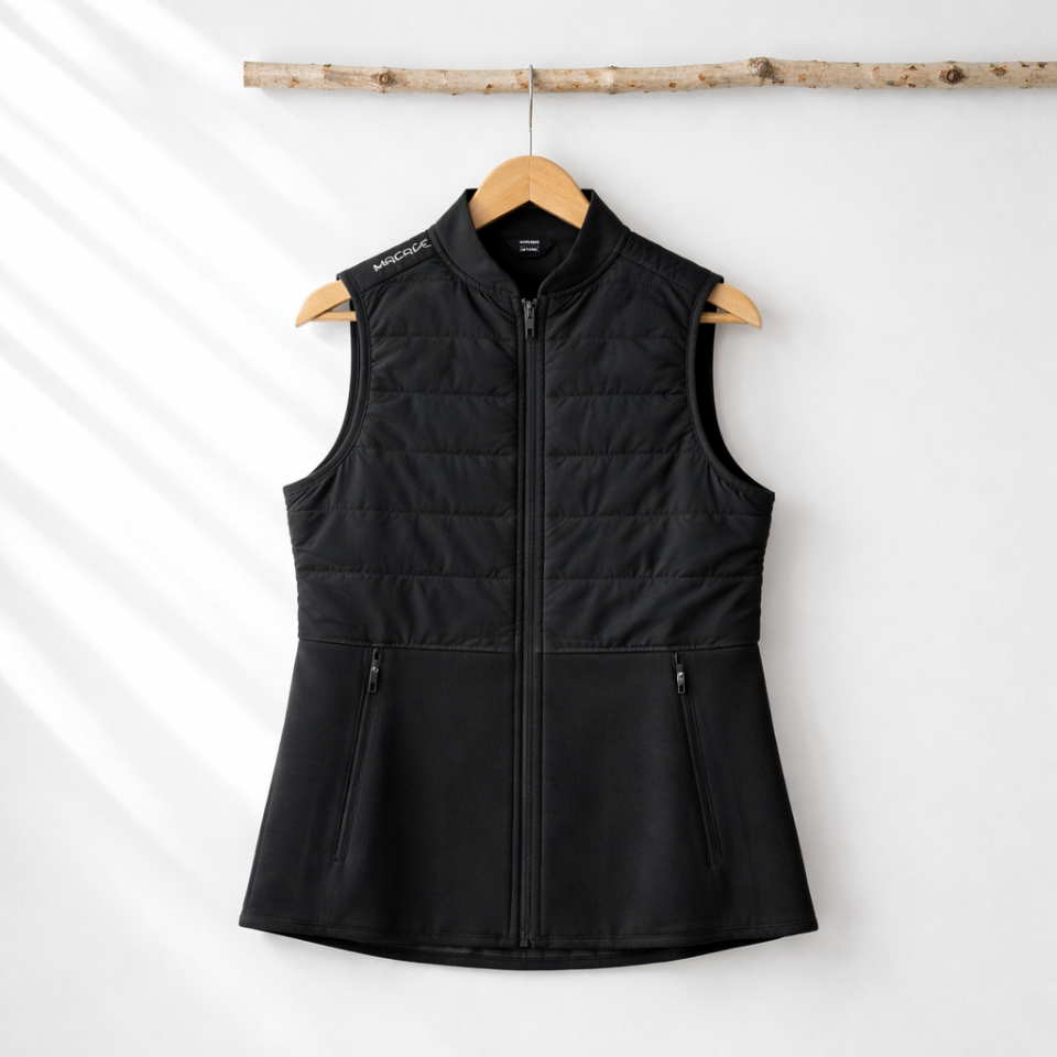 Macade Golf Kadın Hybrid Tour Yelek WJA20211102 Charcoal