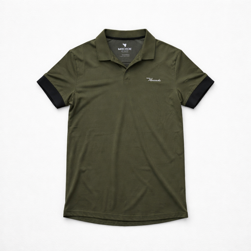 Macade Golf Kadın Parker Open T-Shirt WPO20211132 Olive