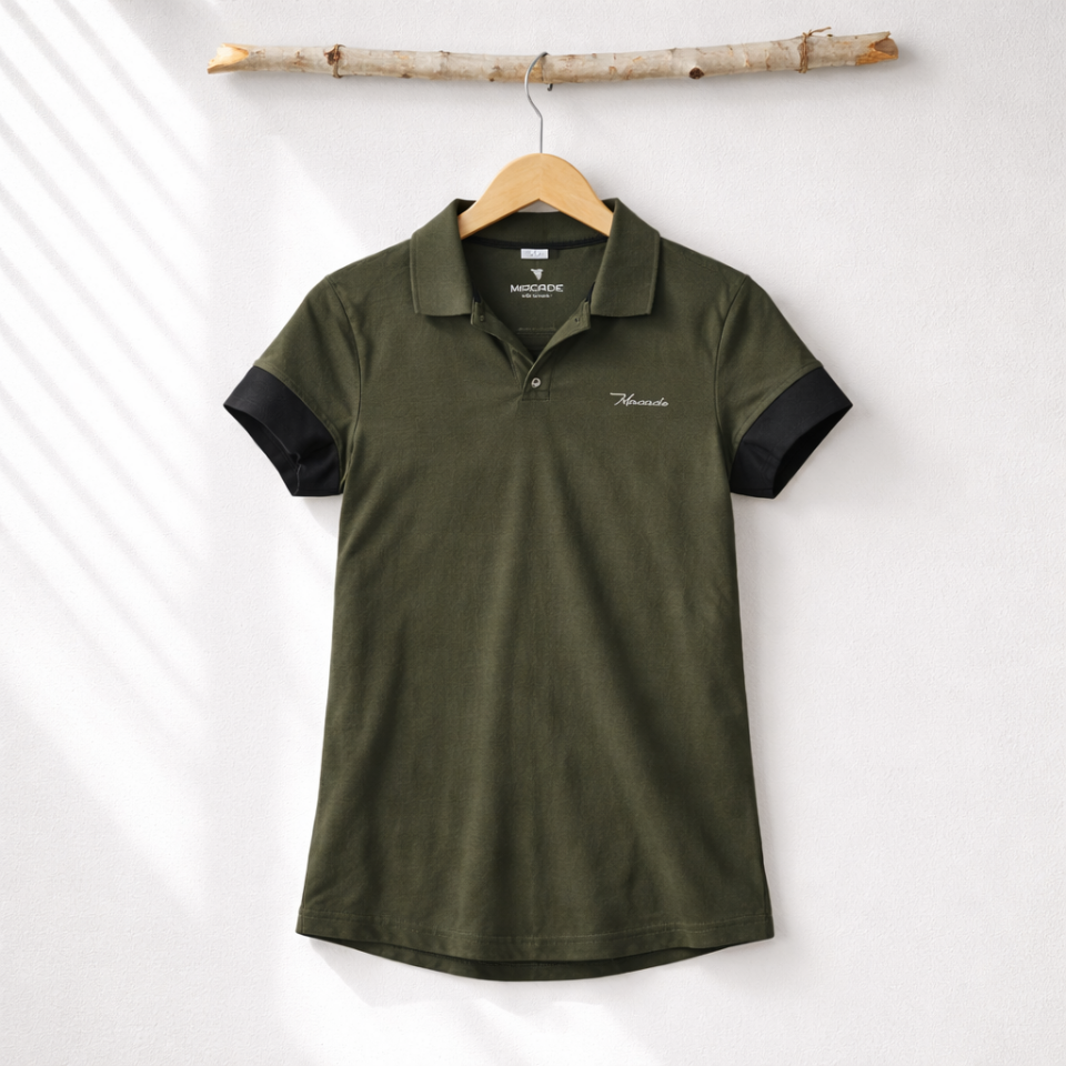 Macade Golf Kadın Parker Open T-Shirt WPO20211132 Olive