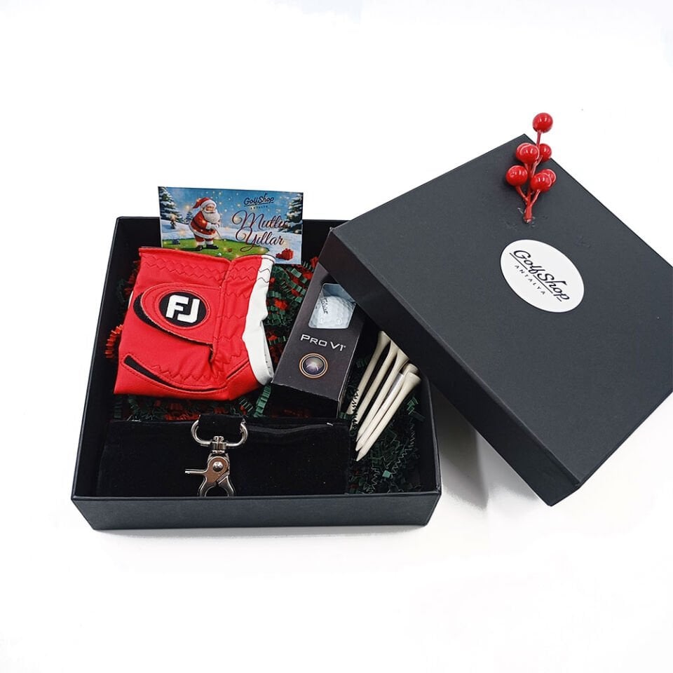 Yeni Yıl Golf Hediye Seti Kadın Özel Kutulu