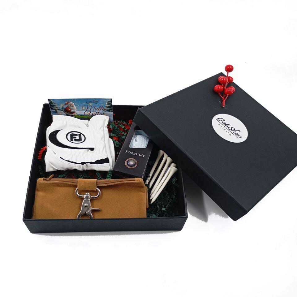 Yeni Yıl Golf Hediye Seti Kadın Özel Kutulu