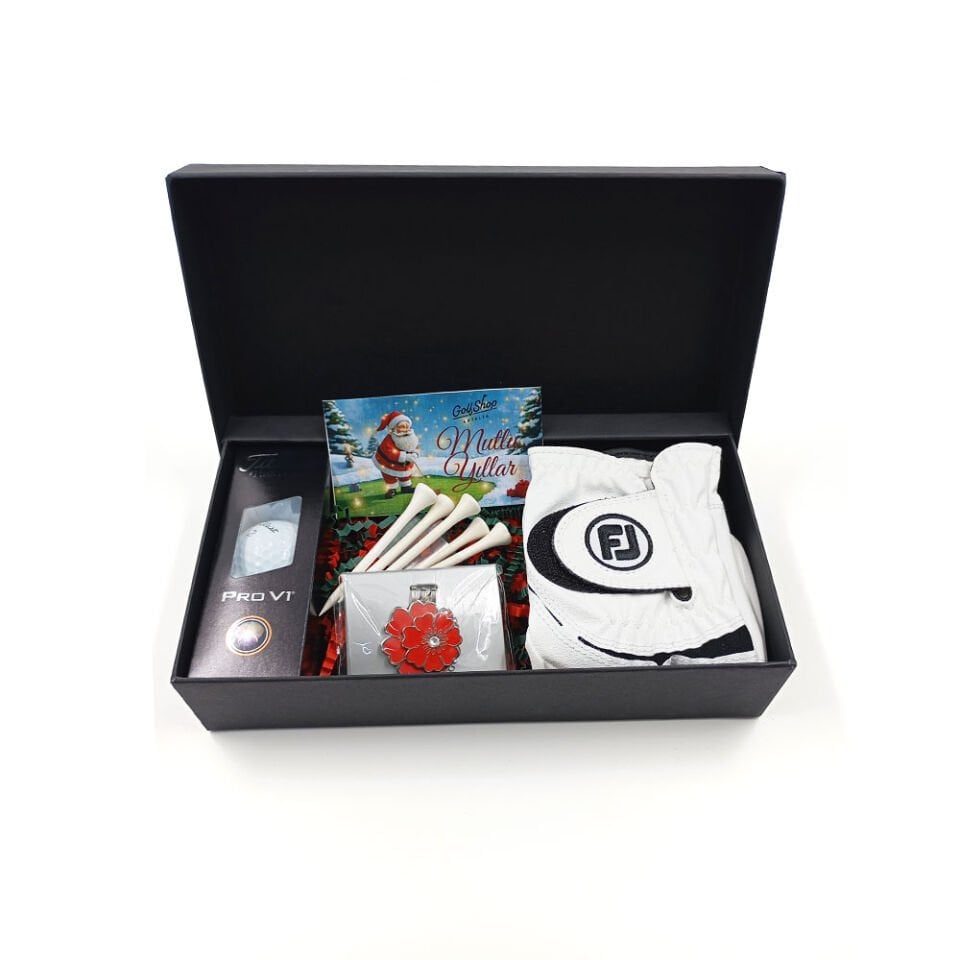 Yeni Yıl Golf Hediye Seti Kadın Özel Kutulu