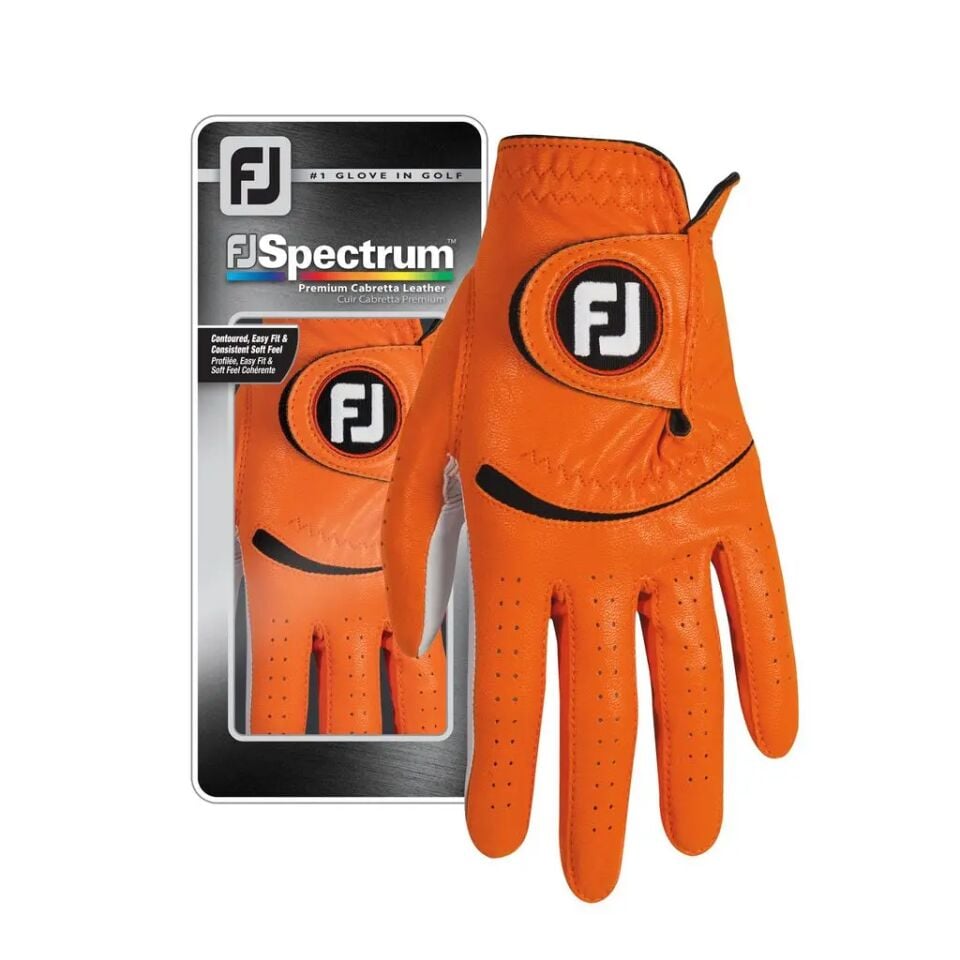 FootJoy Spectrum Erkek Golf Eldiveni Sol El Turuncu 60151