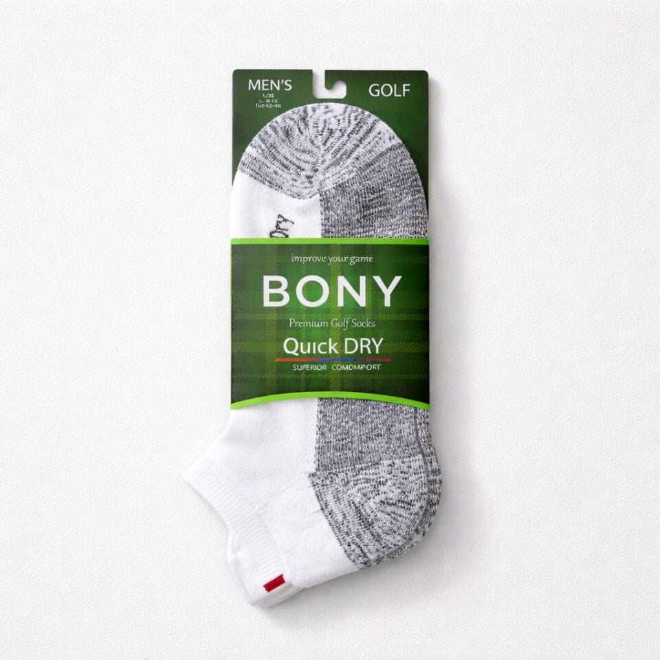 Bony Ouick Dry Golf Çorabı 2 li BeyazL/XL 42-46