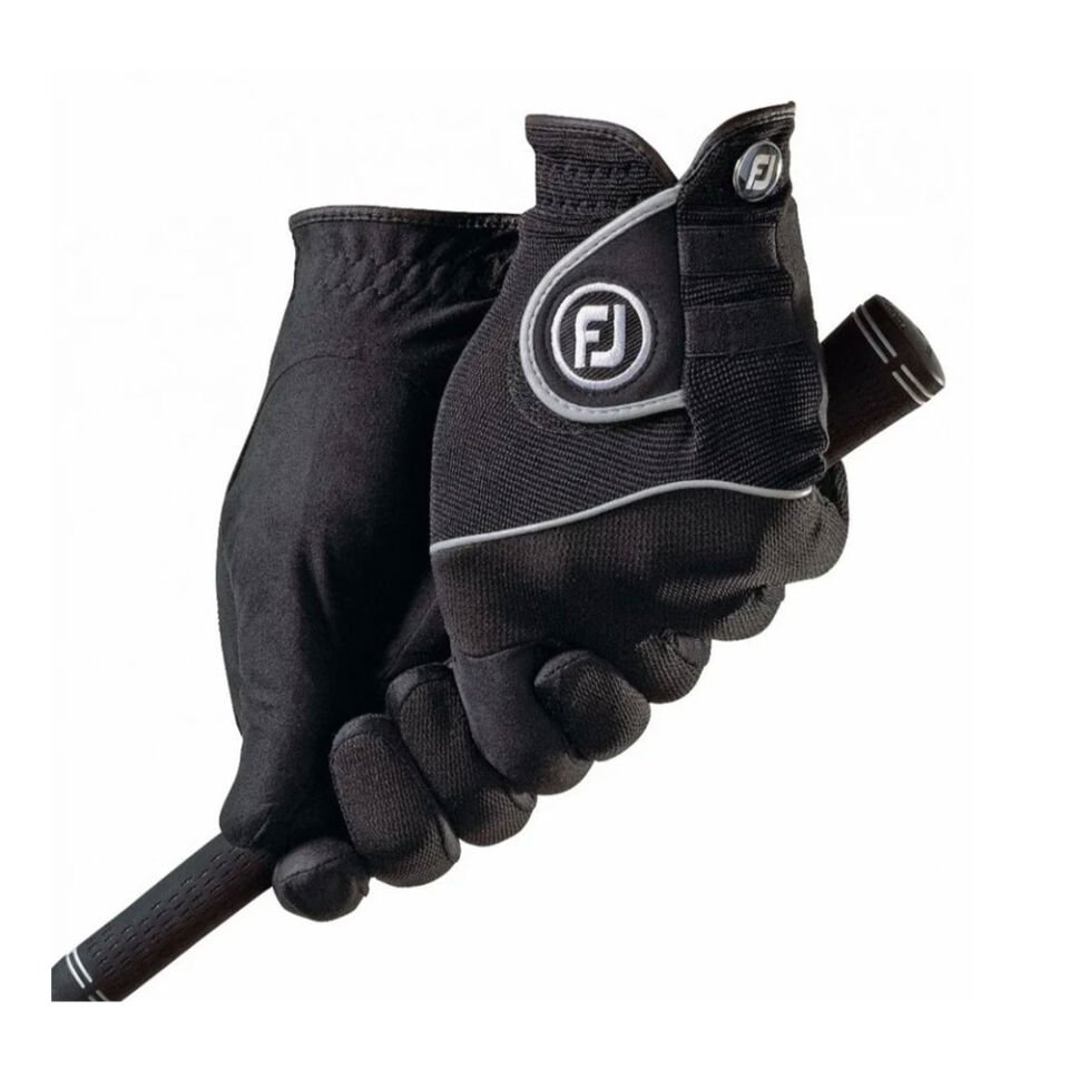 FootJoy 66566 RainGrip Erkek Golf Eldiveni Siyah S Small