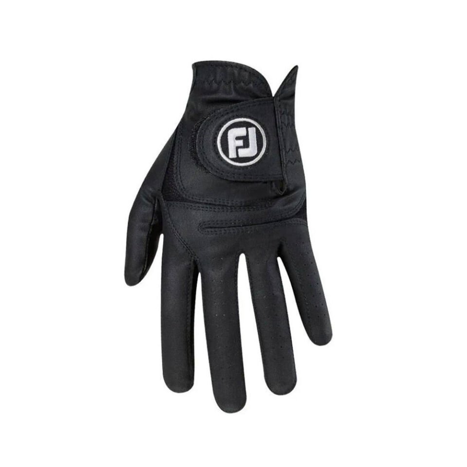 FootJoy 66247 WeatherSof Erkek Golf Eldiveni Siyah Sağ ML