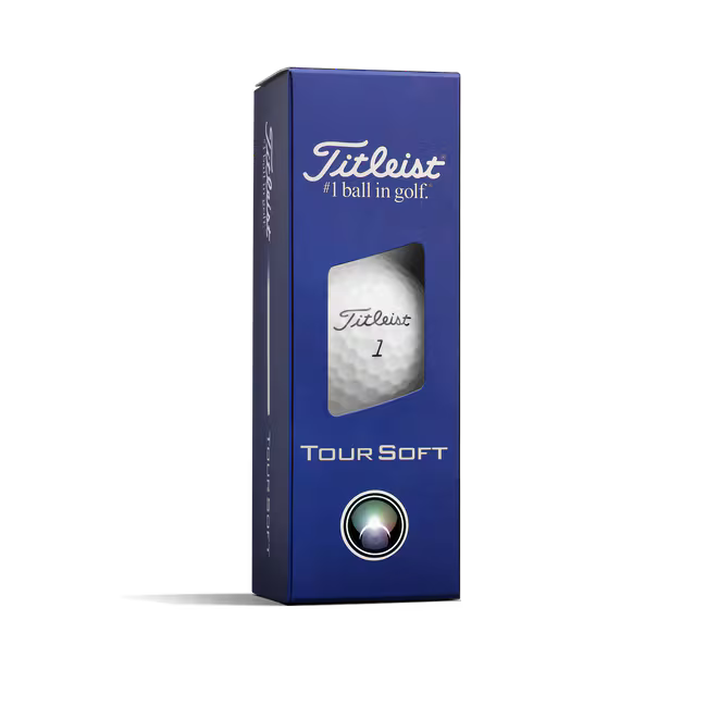 Titleist Tour Soft Golf Topu Beyaz 3'lü Paket