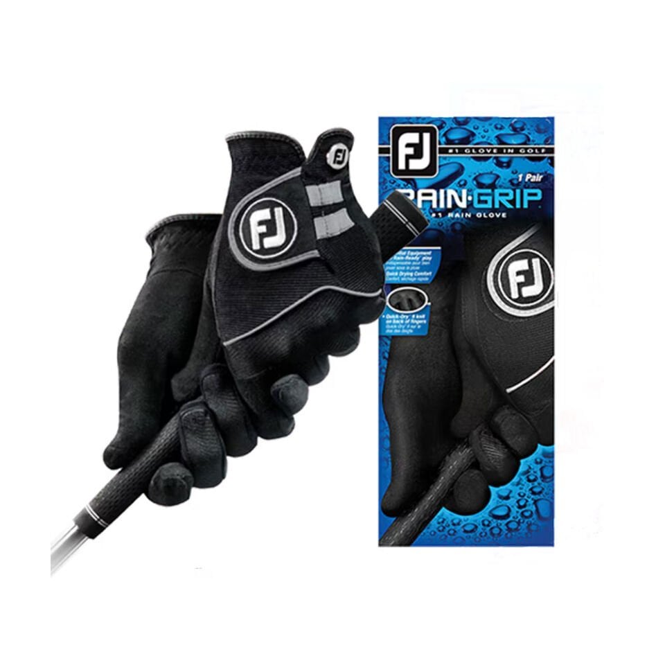 FootJoy 67280E RainGrip Kadın Golf Eldiveni Siyah