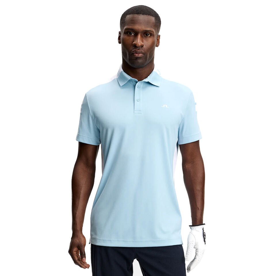 J.Lindeberg Erkek Bo Polo T-shirt Forget Me Not 14658O127