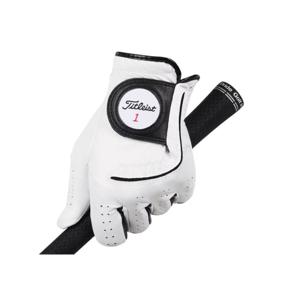 Titleist 6202E Players Flex Men's Golf Glove Pearl