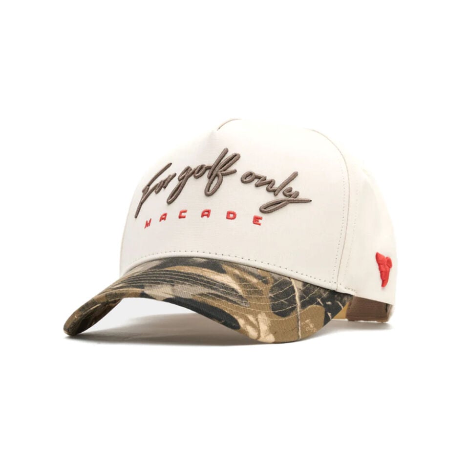 Macade Golf Camo Two-Tone Script Şapka UCA2641306